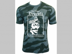 Vlad Tepes Dracula - The Legend of Transylvania - pánske tričko  nočný " ruský " maskáč - Nightcamo SPLINTER, materiál 100%bavlna